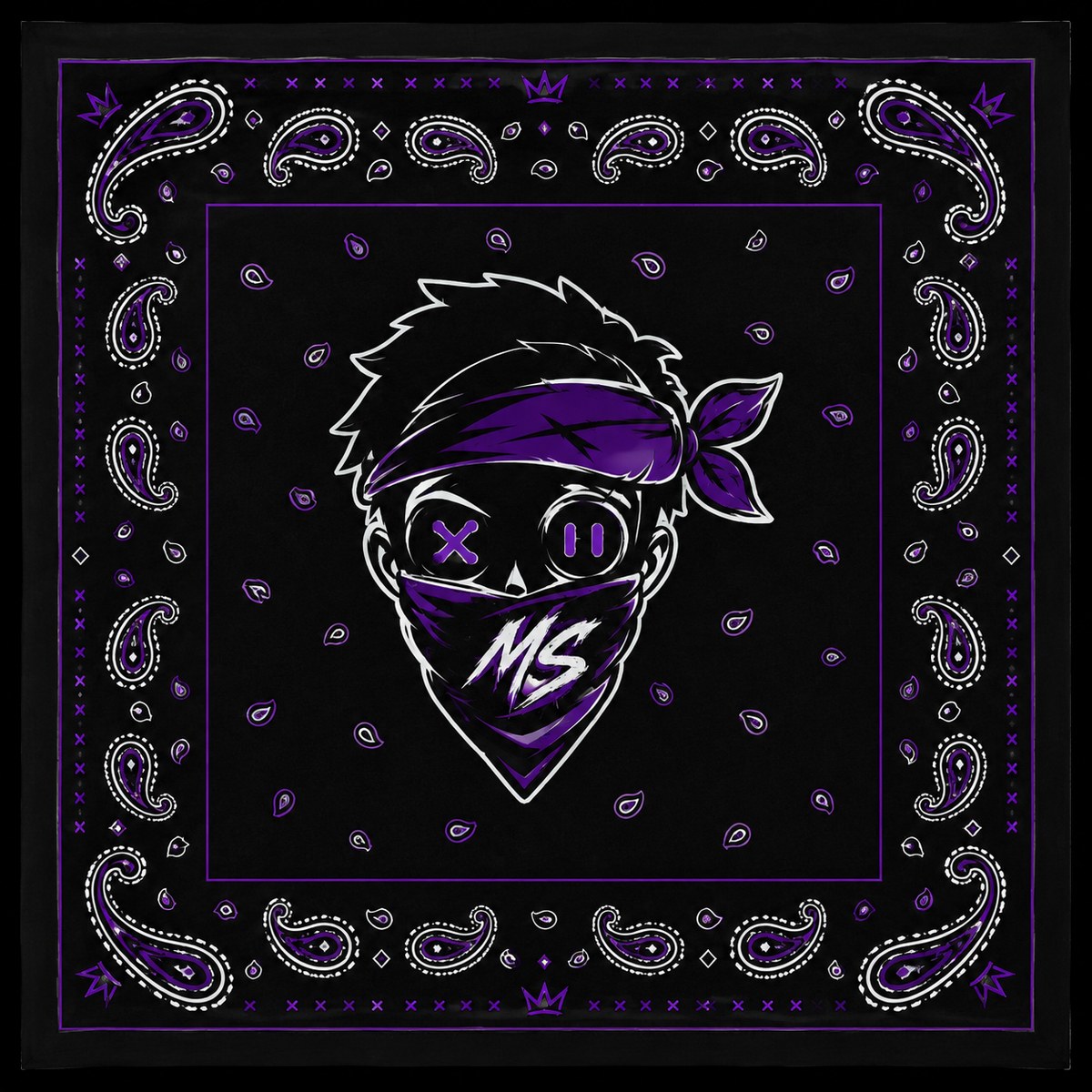 Bandana — mascot face design